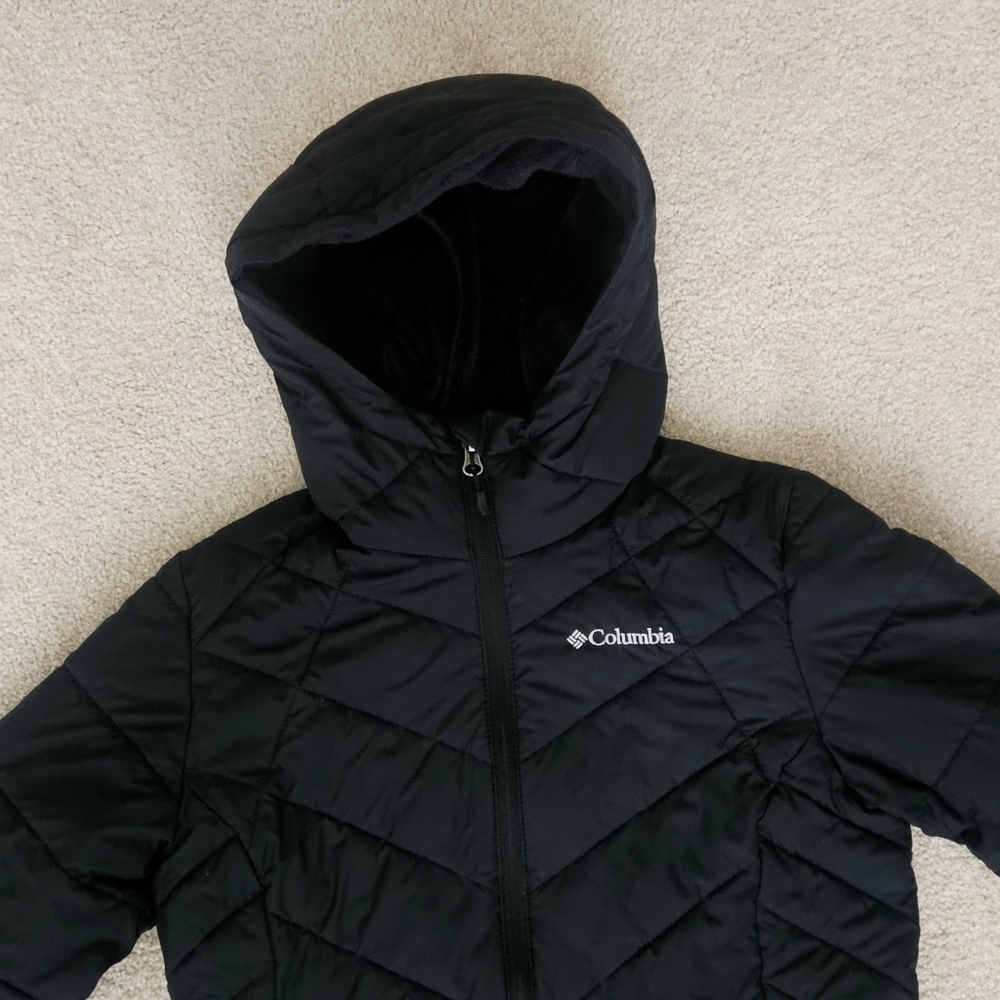 Columbia Women's Black Hooded Omni Heat Jacket - Picture 3 of 6